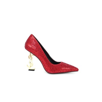 YSL OPYUM GLITTER PUMPS 